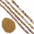 Mystic Aura Quartz Bundle Yellows and Purples, Gold Seed Bead Project With Downloadable Instructions By Claire Macdonald