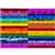 Stuart Hillard Rainbow Is My Favourite Colour 32 Half Strips  Fabric Panel (140 x 110cm)