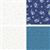 Liberty Silhouette Blue & White FQ's