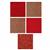 Christmas Red Fat Quarter Pack of 5	
