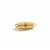 Gold 925 Sterling Silver Ridged Magnetic Clasp Approx 18x6mm