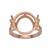 Rose Gold Plated 925 Sterling Silver Ring Mount (To fit 15mm Gemstones)