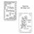 ParchCraft Australia (UK) - Birthday Love, 2 Small Embossing Templates - suited for birthdays