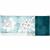 Delphine Brooks Aqua Daffodil & Forget-Me-Nots with Instructions Fabric Panel (140 x 59cm)
