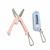 Small Compact Scissors, 2pcs (Pink and Blue)