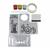Christmas Starter Kit, inc; 3x Stencils, 3 x 30ml Pastes, Palette Knife, Stencil Tape & Cleaning Tool