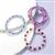 Glass Beads in Plastic Box with Thread and Scissors With Downloadable Instructions By Mark Smith