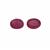 0.65cts Kenyan Ruby 5x4mm Oval Pack of 2 (H)