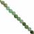 13cts Chrysoprase Faceted Round Approx 3mm, 25cm Strand