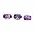 0.9cts Zambian Amethyst 6x4mm Oval Pack of 3 (N)