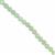 40cts Type A Green Jadeite Plain Rounds Approx 4mm, 38cm Strand