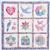 Alice Caroline Liberty Rainbow Mini Sampler Quilt Kit 