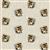 Dachshund All-Over Linen Look Fabric 0.5m