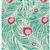 Liberty Peacock Dance Green Extra Wide Backing Fabric 0.5m (272cm)