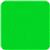 Felt Square in Super Bright Green 22.8 x 22.8 x 22.8cm (9 x 9