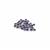 Tanzanite Silver Plated 6mm Rhinestone Montee 30pcs