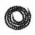 40cts Type A  Black Jadeite Bicones, Approx 4mm, 38cm Strand