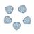1.75cts Swiss Blue Topaz 4x4mm Pear Pack of 5 (IR)