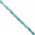 10cts Turquoise Smooth Rice Approx 5x3 to 6x3mm, 15cm Strand