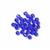 Blue Faceted Glass, 4mm, 30pcs 