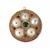 White Freshwater Cultured Pearls Encrusted Charm Large Pendant Approx 57mm
