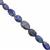 85cts Lapis Lazuli Graduated Smooth Oval Approx 9x7 to 17x10.5mm, 22cm Strand
