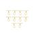 Gold Plated Base Metal Toggle Clasp, 10mmx21mm (10pcs/pack)