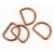 Debbie Shore D Rings Bronze 25mm (Pack of 4)