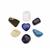 350cts Mixed Gemstones Sleep Well Crystal Mix Shape & Size (Pack of 7)