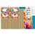 The Crafty Witches Rainbow Flutterbyes Tote Bag Fabric Panel (140 x 92cm)