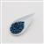 Spiky Button Beads - Alabaster Pastel Petrol, 4.5x6.5mm (100pcs)