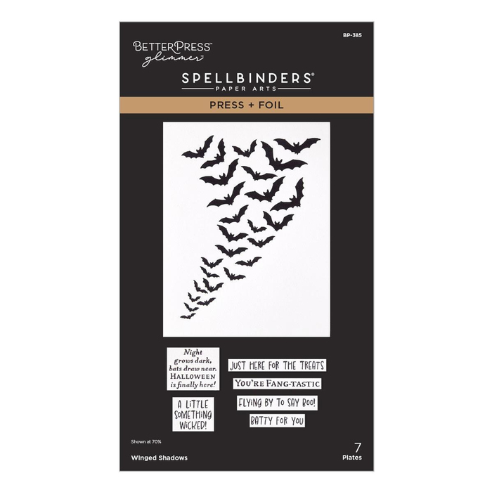 Spellbinders - Midnight Mischief - Winged Shadows BetterPress